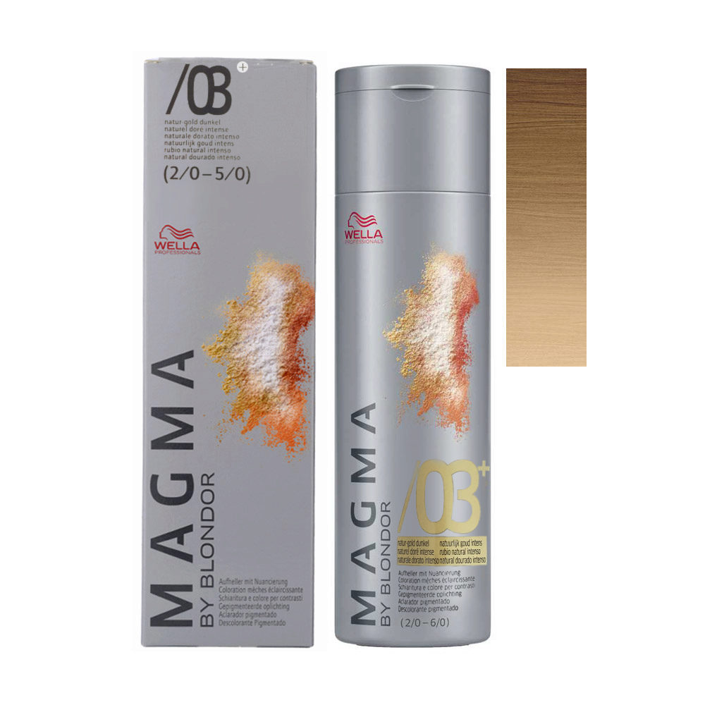 Wella Magma /03+ Naturel Doré Intense 120g - décoloration des cheveux
