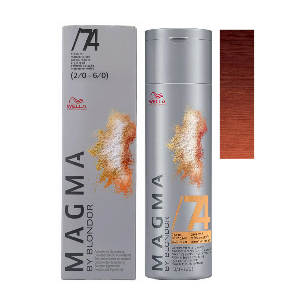 Wella Magma /74 Sable Cuivré 120g  - décoloration des cheveux
