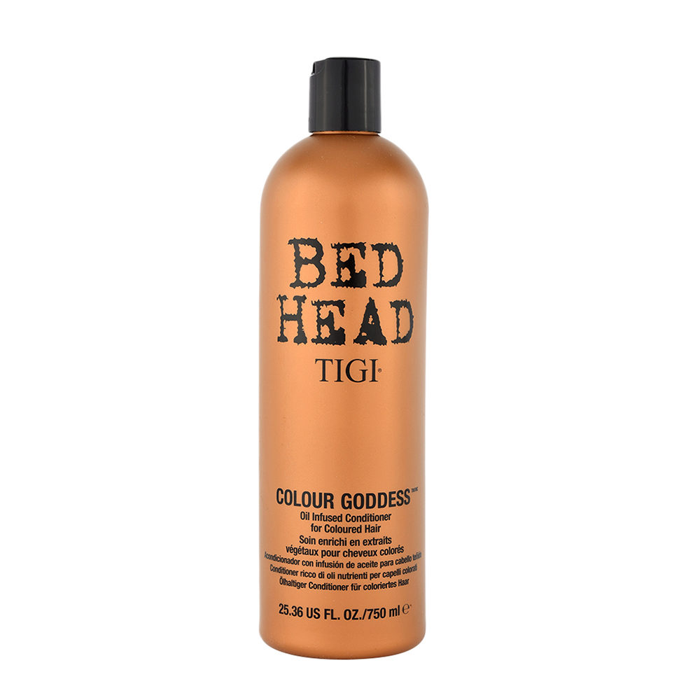 Tigi Bed Head Colour Goddess Oil Infused Conditioner 750ml - après-shampooing hydratant pour cheveux colorés