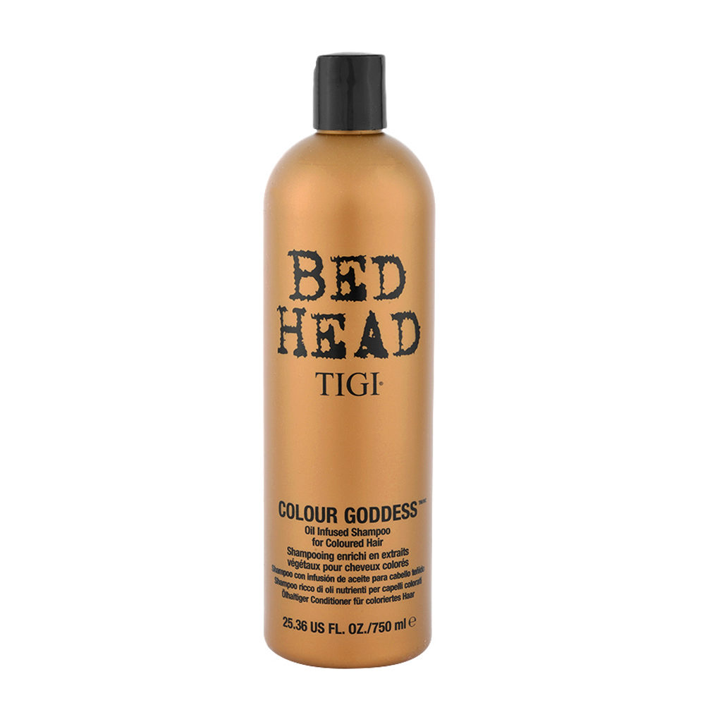 Tigi Bed Head Colour Goddess Oil infused Shampoo 750ml - shampooing hydratant cheveux colorés