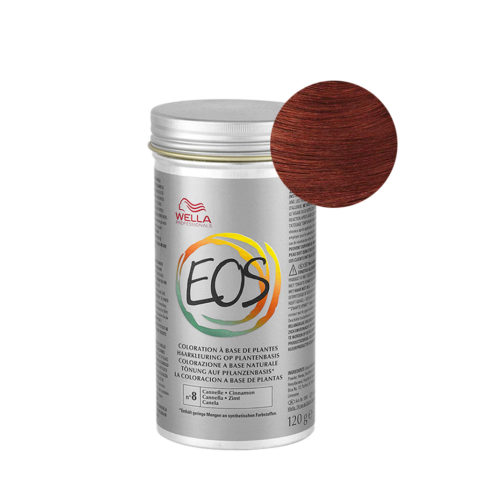 Wella EOS Colorazione Naturale 8/0 Cannelle 120g - coloration naturelle sans ammoniaque