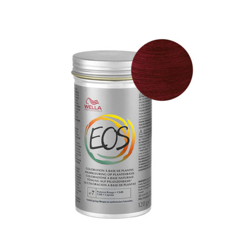 Wella EOS Colorazione Naturale 7/0 Chili 120g - coloration naturelle sans ammoniaque