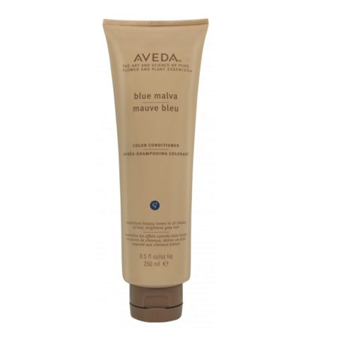 Aveda Blue Malva Conditioner 250ml - conditionneur tonifiant anti-jaune pour cheveux gris et blancs