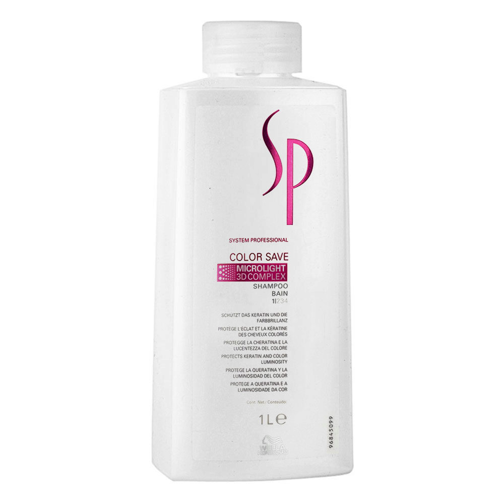 Wella SP Color Save Shampoo 1000ml - shampooing cheveux colorés