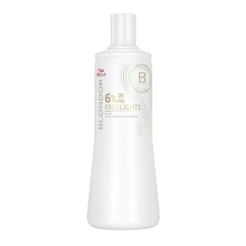 Blondor Freelights Developer 6% 20vol 1000ml - lotion oxydante