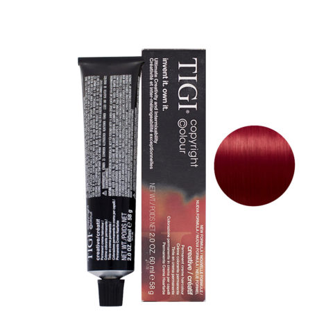 55/66 Châtain clair rouge intense Tigi Creative 60ml