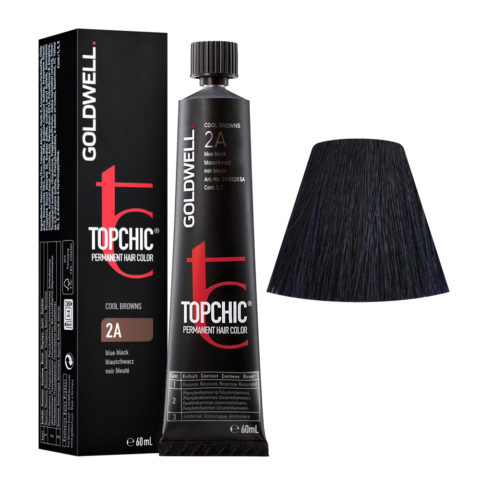 2A Noir bleuté  Topchic Cool browns tb 60ml