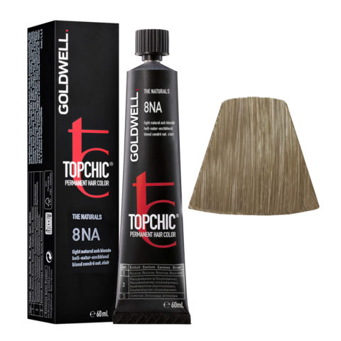 8NA Blond cendré naturel clair  Topchic Naturals tb 60ml