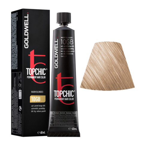 10GB Blond beige sahara pastel Goldwell Topchic Warm blondes tb 60ml