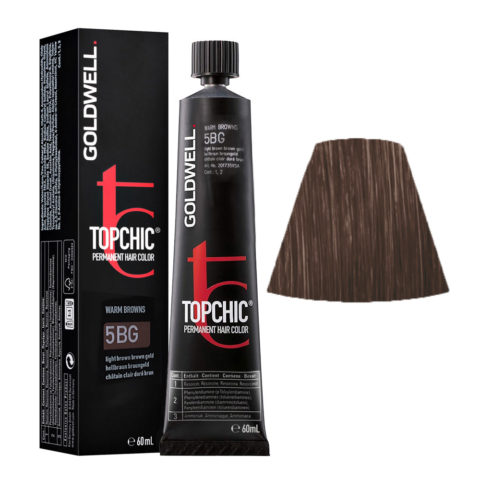 5BG Châtain clair doré brun  Topchic Warm browns tb 60ml