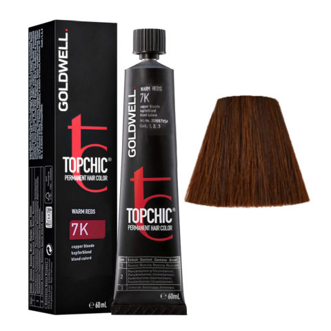 7K Blond cuivré  Topchic Warm reds tb 60ml