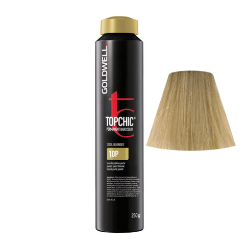 10P Blond perlé pastel Goldwell Topchic Cool blondes can 250gr