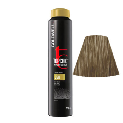8SB Blond argent Goldwell Topchic Cool blondes can 250gr