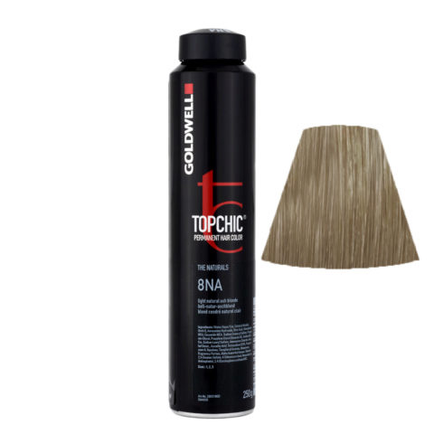8NA Blond cendré naturel clair  Topchic Naturals can 250gr