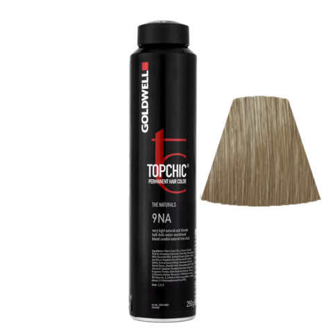 9NA Blond cendré naturel trés clair  Topchic Naturals can 250gr