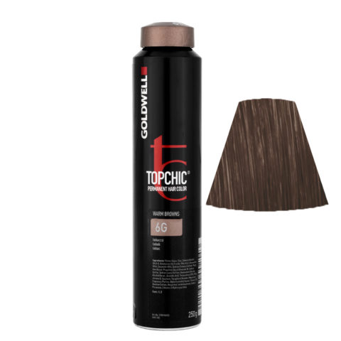6G Tabac Goldwell Topchic Warm browns can 250gr