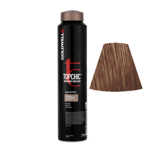 7BN Vésuvienne Goldwell Topchic Warm browns can 250gr