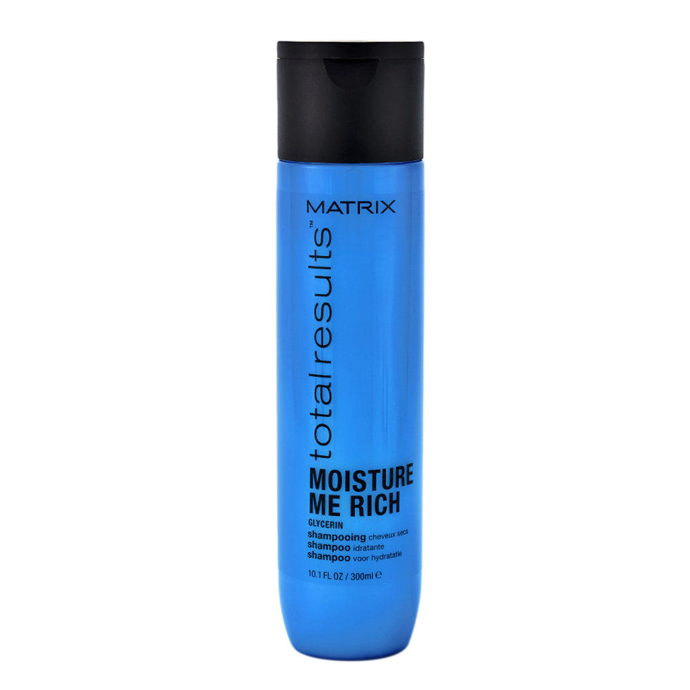 Matrix Haircare Moisture Me Rich Shampoo 300ml -  shampooing hydratant pour cheveux secs