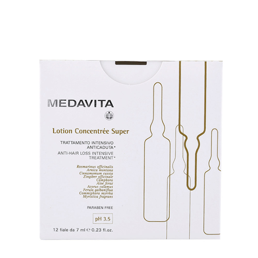 Medavita Cute Lotion Concentrée Super Anti Hair Loss Intensive Treatment  12x7ml -  traitement anti-chute intensif super
