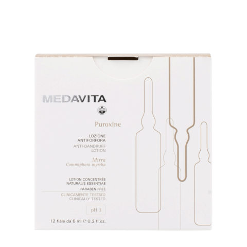 Medavita Cute Puroxine 12x6ml - totion antipelliculaire pH 3