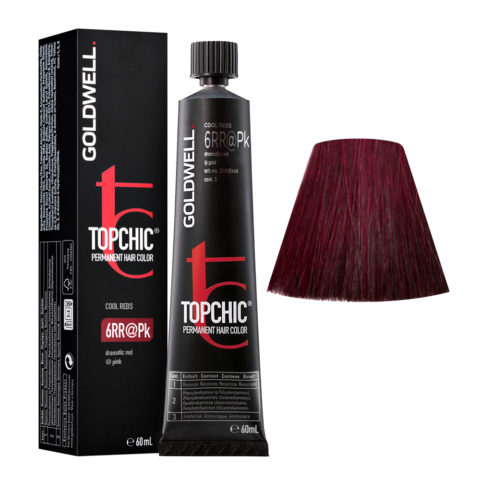 6RR@Pk Dramatic red elumenated pink  Topchic Cool reds tb 60ml