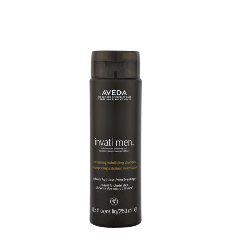 Aveda Invati Men Exfoliating Shampoo 250ml - shampooing exfoliant pour cheveux fins et clairsemés