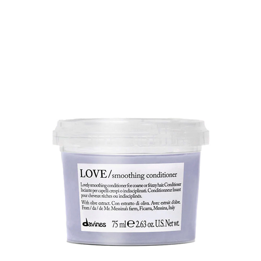 Davines Essential HairCare Love Smoothing Conditioner 75ml - conditionneur lissant pour cheveux indisciplinés