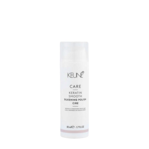 Keune Care Line Keratin smooth Silkening Polish 50ml - Cire Douce Soyeuse De Définition Anti - Frisottis