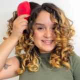 Tangle Teezer Thick & Curly Salsa Red hairbrush - Cheveux épais, bouclés et crépus