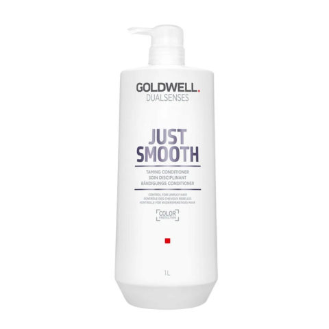 Dualsenses Just Smooth Taming Conditioner 1000ml - conditionneur disciplinant pour cheveux indisciplinés et cré