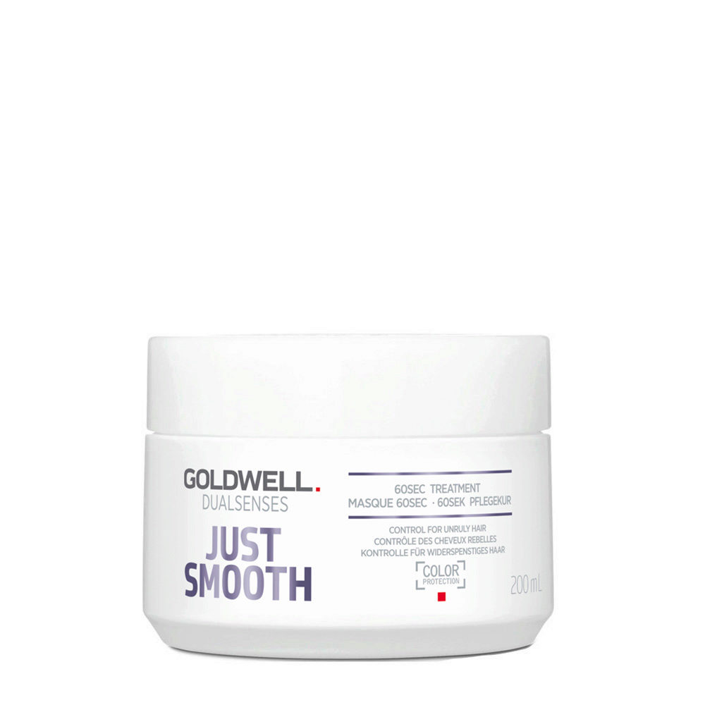 Goldwell Dualsenses Just Smooth 60Sec Treatment 200ml- traitement pour cheveux indisciplinés et crépus