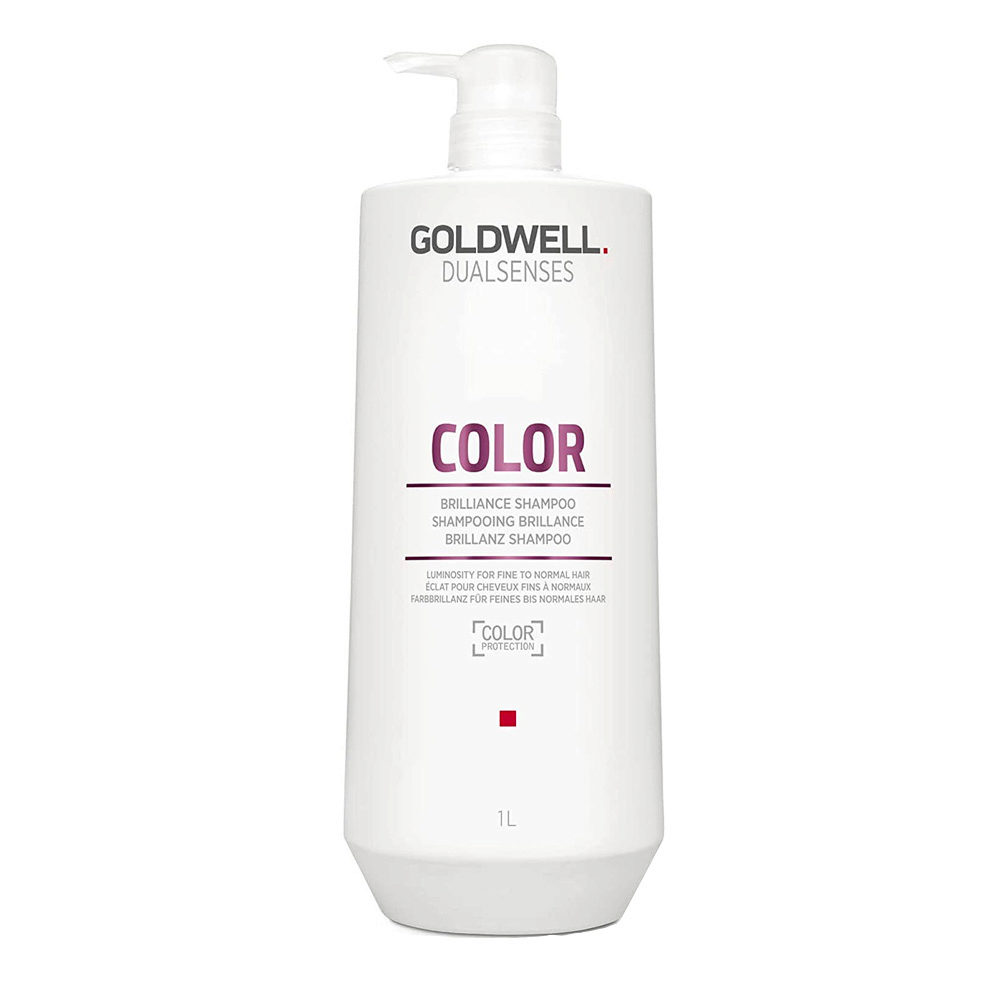 Goldwell Dualsenses Color Brilliance Shampoo1000ml - shampooing éclairant pour cheveux fins ou moyens