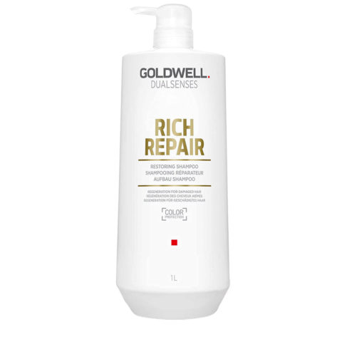 Goldwell Dualsenses Rich Repair Restoring Shampoo 1000ml - shampooing pour cheveux secs ou abîmés