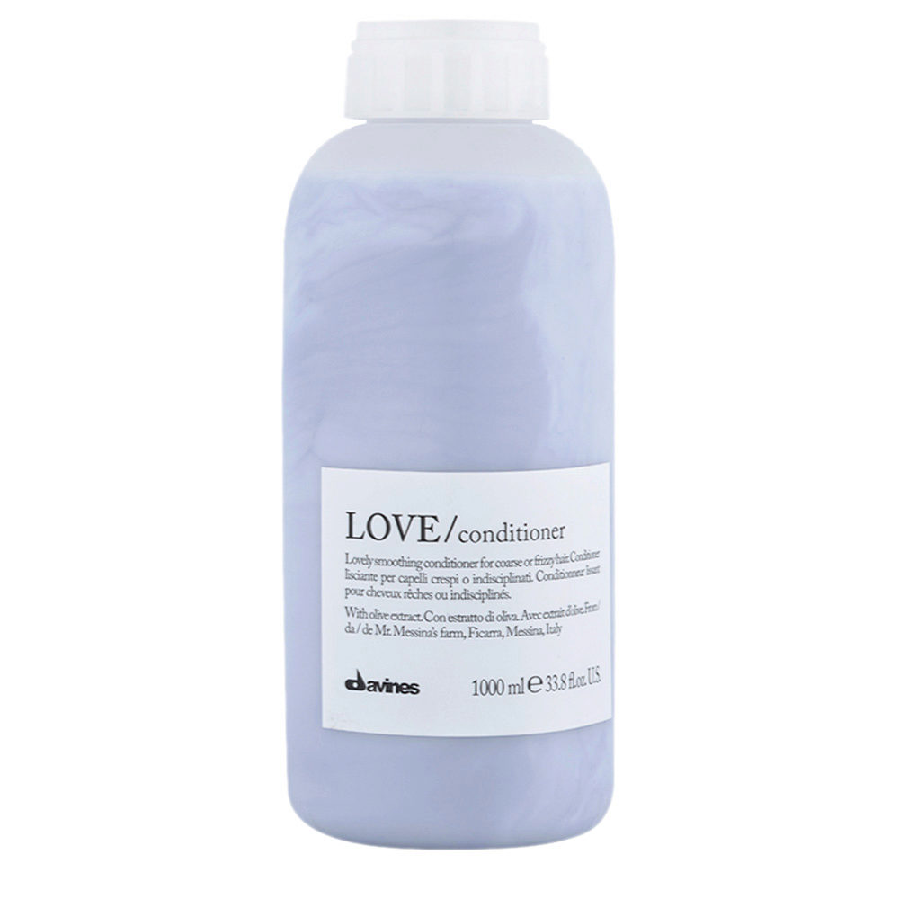 Davines Essential HairCare Love Smoothing Conditioner 1000ml - conditionneur lissant pour cheveux indisciplinés