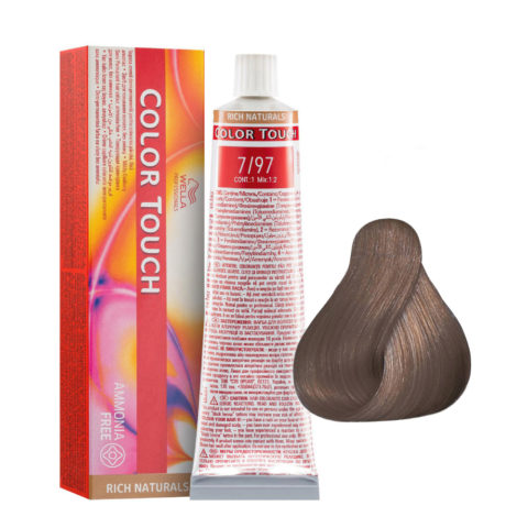 Wella Color Touch Rich Naturals 7/97 Blond Moyen Cendrè Sable 60ml - coloration semi-permanente sans ammoniaque