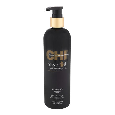 CHI Argan Oil Plus Moringa Oil Shampoo 355ml - shampoing hydratant