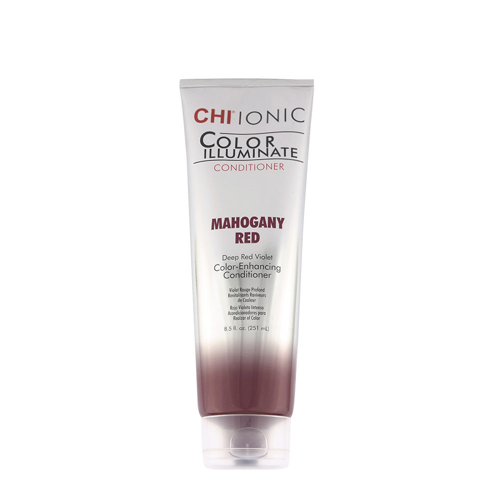 CHI Ionic Color Illuminate Conditioner Mahogany red 251ml - violet rouge profond après-shampooing