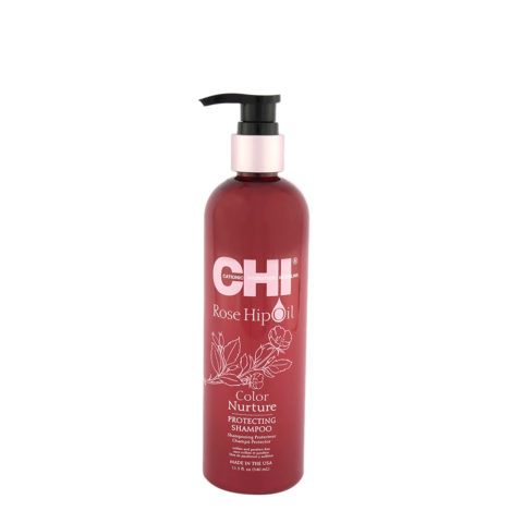 CHI Rose Hip Oil Protecting Shampoo 340ml - shampooing protecteur