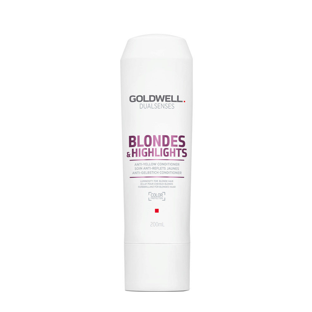 Goldwell Dualsenses Blonde & Highlights Anti-Yellow Conditioner 200ml -après-shampooing anti-jaune pour cheveux colorés