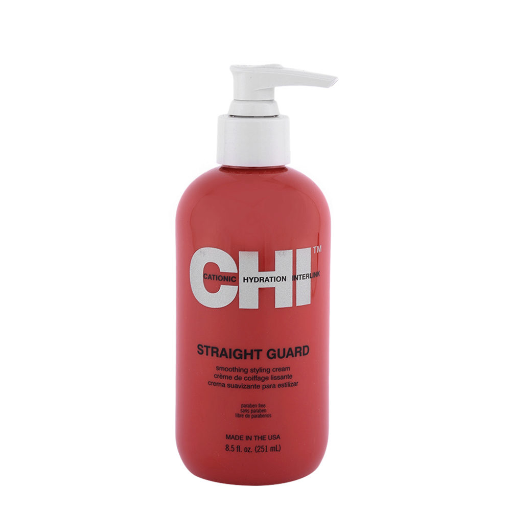 CHI Styling and Finish Straight Guard Smoothing Styling Cream 251ml - crème de coiffage lissante