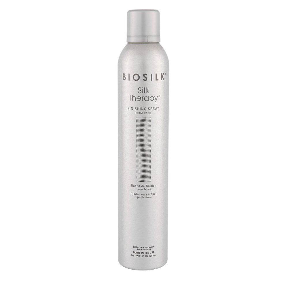 Biosilk Silk Therapy Styling Finishing Spray Firm Hold 284gr - laque à tenue forte