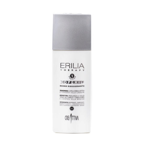 Creattiva Erilia Kopexil Bagno Riossigenante 250ml - shampooing cheveux faibles et fins