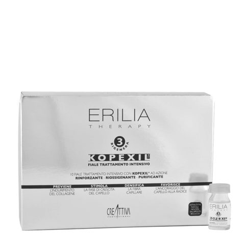 Creattiva Erilia Kopexil Traitement Intensif fortifiant pour cheveux faibles 10x8ml