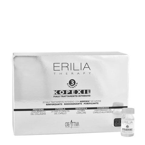 Creattiva Erilia Kopexil Traitement Intensif fortifiant pour cheveux faibles 20x8ml