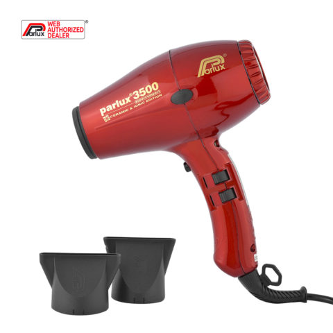 Parlux 3500 Supercompact rouge - sèche-cheveux rouge