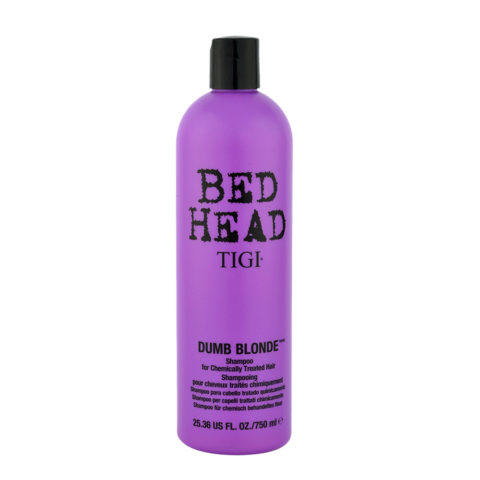 Tigi Bed Head Dumb Blonde Shampoo 750ml - shampooing cheveux traités blondes