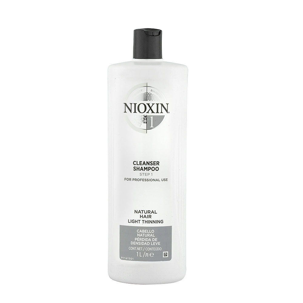 Nioxin System1 Cleanser shampoo 1000ml - shampooing antichute