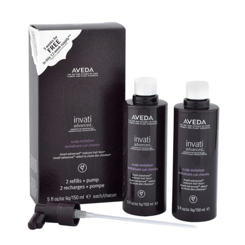 Aveda Invati advanced™ Scalp revitalizer 2x150ml - traitement renforçant pour les cheveux fins