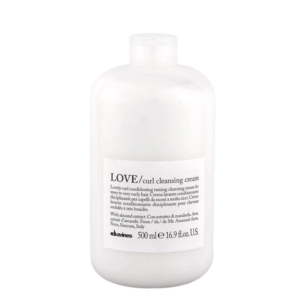 Davines Essential haircare Love curl Cleansing cream 500ml - Crème revitalisante nettoyante