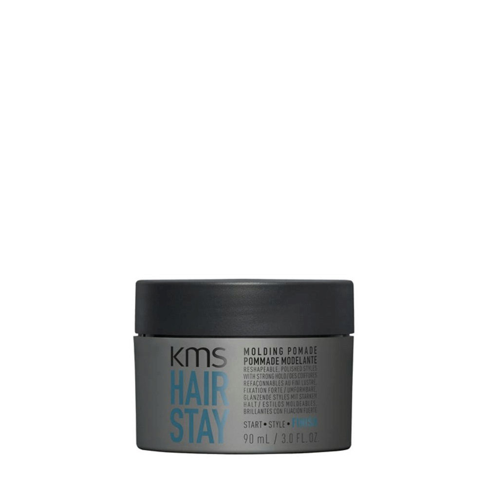 KMS Hair Stay Molding Pomade Hair Oil 90ml - huile pour coiffures manucurées à tenue forte